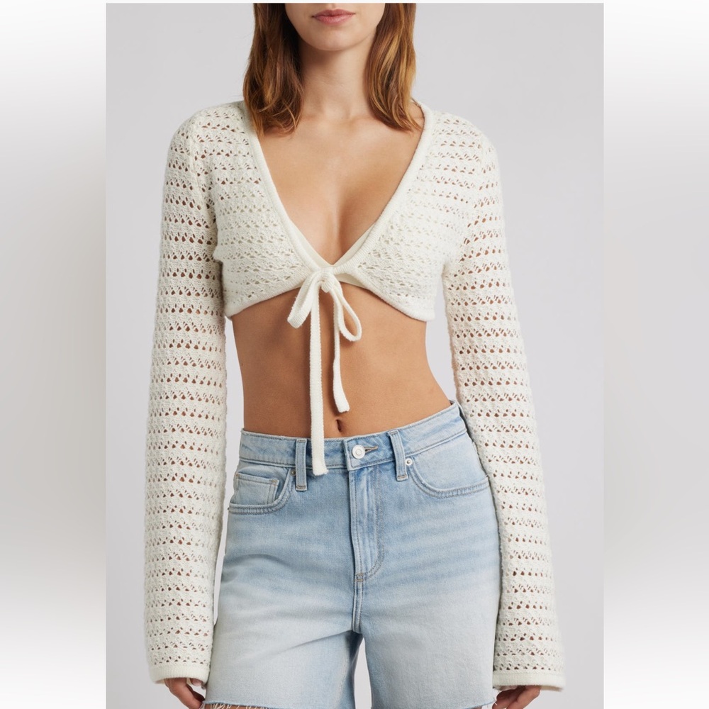 Pacsun Crochet Knit Cardigan
